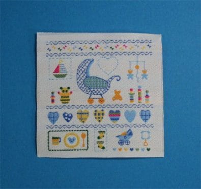 Tc1778 - Embroidery with decoration for baby boy