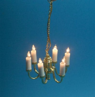 Lp0060 - Chandelier with 6 candles