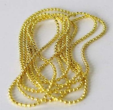Nv0055 - Collana di perle dorate