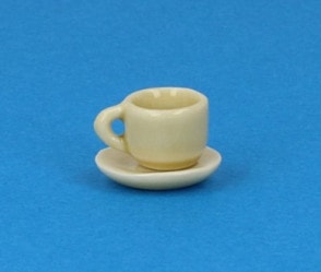 Cw7304 - Small green cup and plate