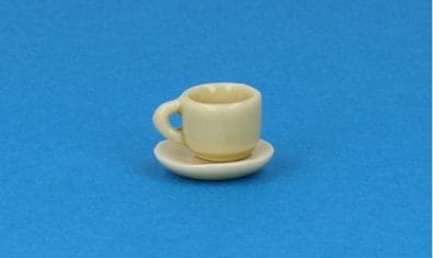 Cw7304 - Small green cup and plate