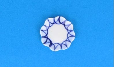 Cw1308 - Plato decorado azul