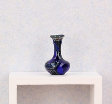 Tc0339 - Vaso decorazione blu