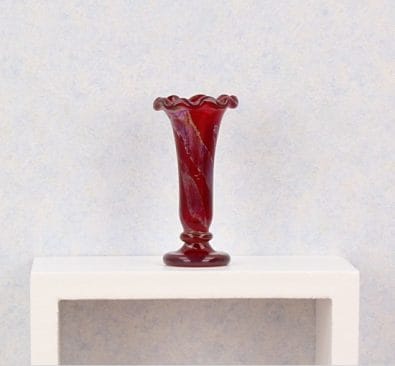 Tc1963 - Red Vase Decoration