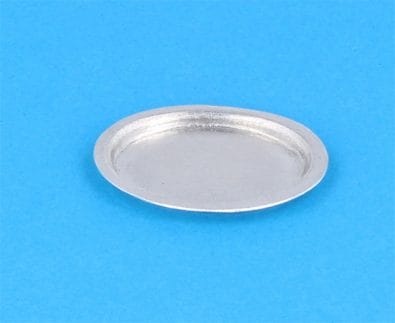Tc1294 - Silver tray with oval shape