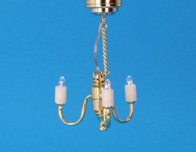 Sl4025 - Lampada a led da soffitto con 3 candele
