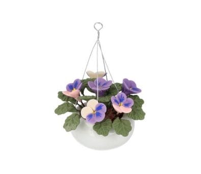 Sb2118 - Maceta colgante flores