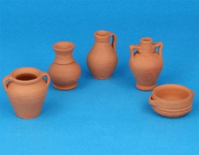 mk4001 - Sortiment von 5 Keramikgefäßen