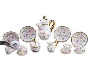 Re13536 - Coffee set with flowers