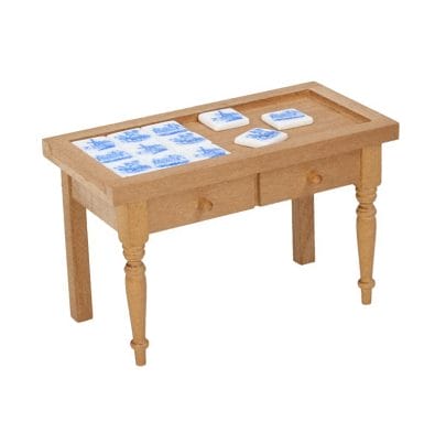 Re17629a - Table with Tiles
