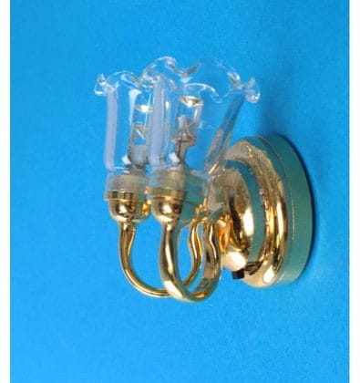 Sl4030 - Lampe 2 transparente Tulpen Leds