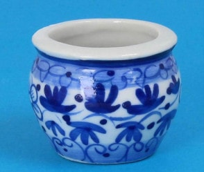 Tc0944 - Maceta de porcelana