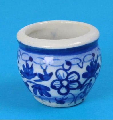 Tc0980 - Pot de fleurs en porcelaine 