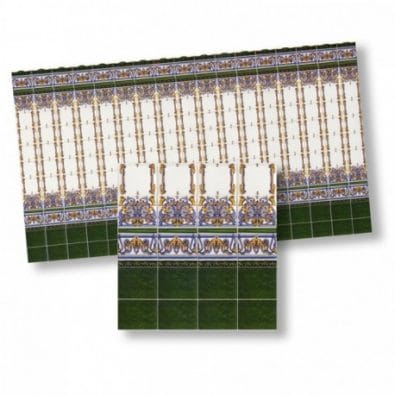 Wm34302 - Papel azulejos decorados