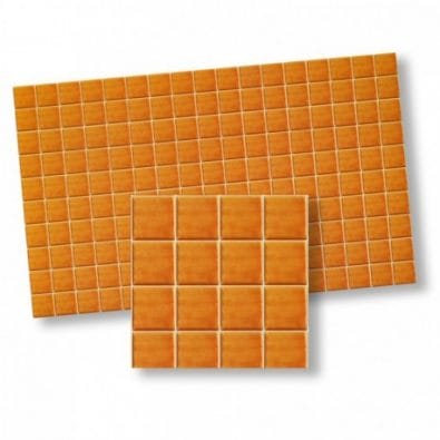Wm34354 - Piastrelle arancioni