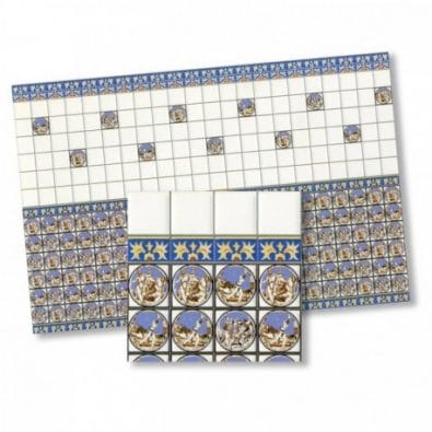 Wm34424 - Papel azulejos decorados