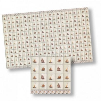 Wm34440 - Paper Decorate Tiles