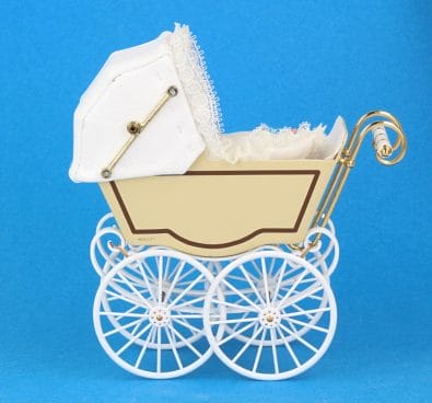 Mb0048 - Beiger Kinderwagen