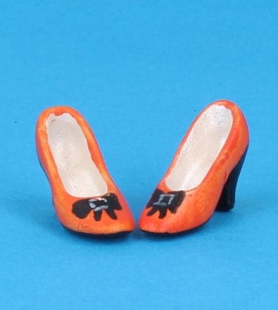 Tc0715 - Chaussures à talons orange 