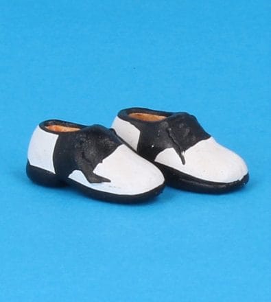 Tc0739 - Schwarz weiße Schuhe 
