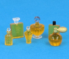 Tc1661 - Set perfumes dorados