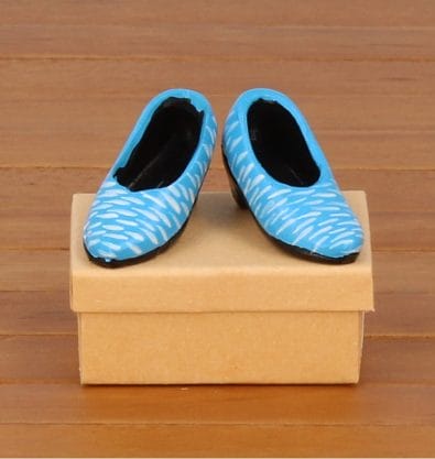 Tc1816 - Light blue shoes for lady