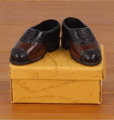 Tc1878 - Schwarze und braune Herrenschuhe