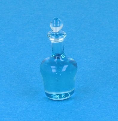 Tc2386 - Light blue bottle of liquor