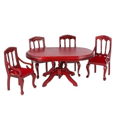 Cj0001 - Table et quatre chaises 