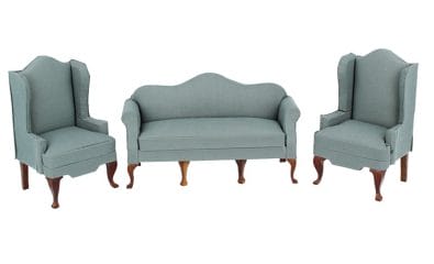 Cj0053 - Set of green sofas
