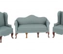 Cj0053 - Conjunto sofa verde