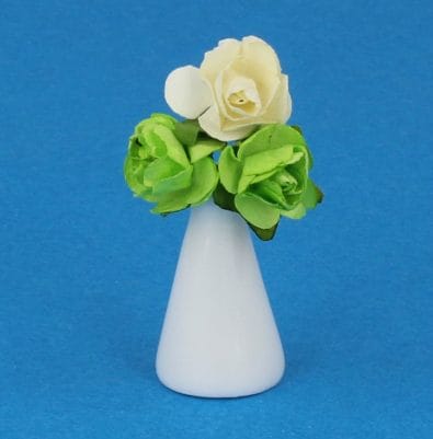 Tc2246 - Vase mit Blumen 