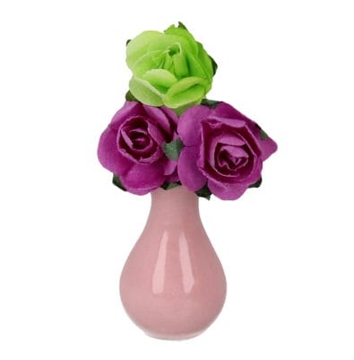 Tc2291 - Vase mit Blumen 