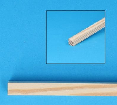 Tc9926 - Bâtonnet Carrés de bois pin