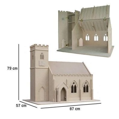 Bm005 - Kirche im Bausatz