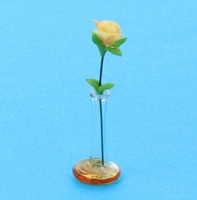 Tc0324 - Vaso di fiori in cristallo