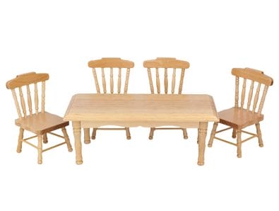 Mb0263 - Table avec quatre chaises