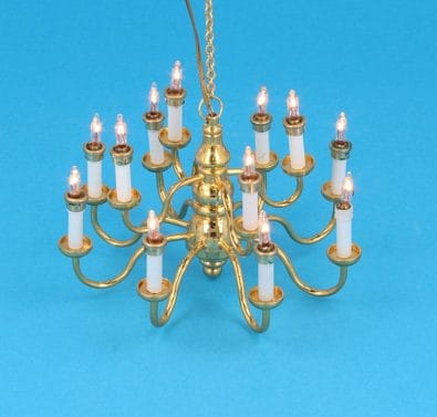Sl3999 - Chandelier with 12 candles