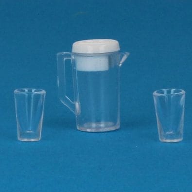 Tc0982 - Set with jar and glasses