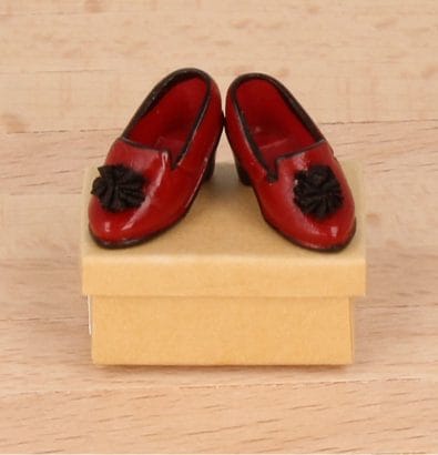 Tc1820 - Zapatos rojo de señora