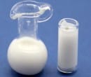 Tc0922 - Jarra de leche y vaso