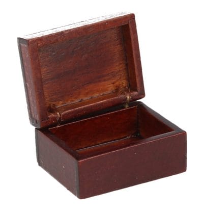 Piccola scatola di legno - Tc1012 - Case Delle Bambole