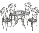 Cj0025 - Metal set of garden furniture