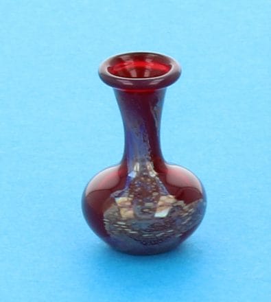 Tc0955 - Vase en verre décoré