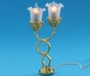 Lp0036 - Lampe de table deux tulipes 