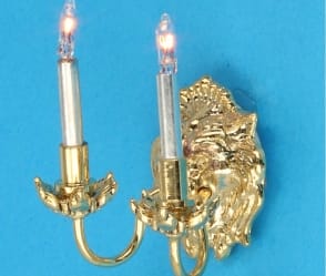 Lp0130 - Lámpara de pared dos velas