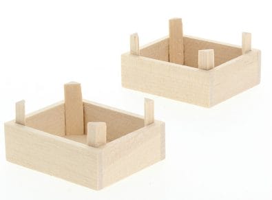 Tc1023 - Dos cajas de madera