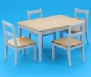 Cj0004 - Set of table and four chairs