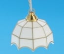 Lp4005 - White ceiling LED Tiffany lamp