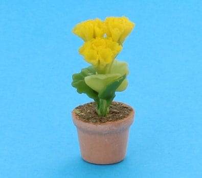 Sm8130 - Maceta con flores amarillas